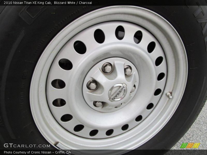 Blizzard White / Charcoal 2010 Nissan Titan XE King Cab