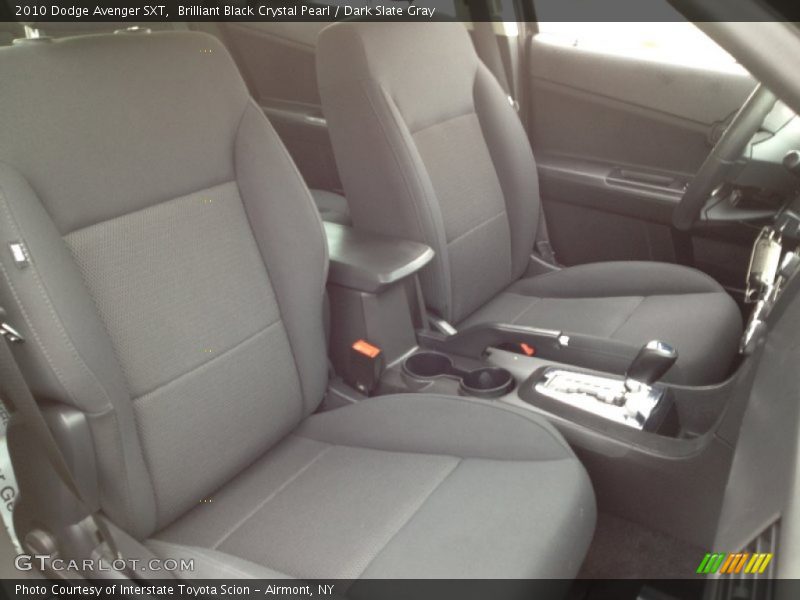 Brilliant Black Crystal Pearl / Dark Slate Gray 2010 Dodge Avenger SXT