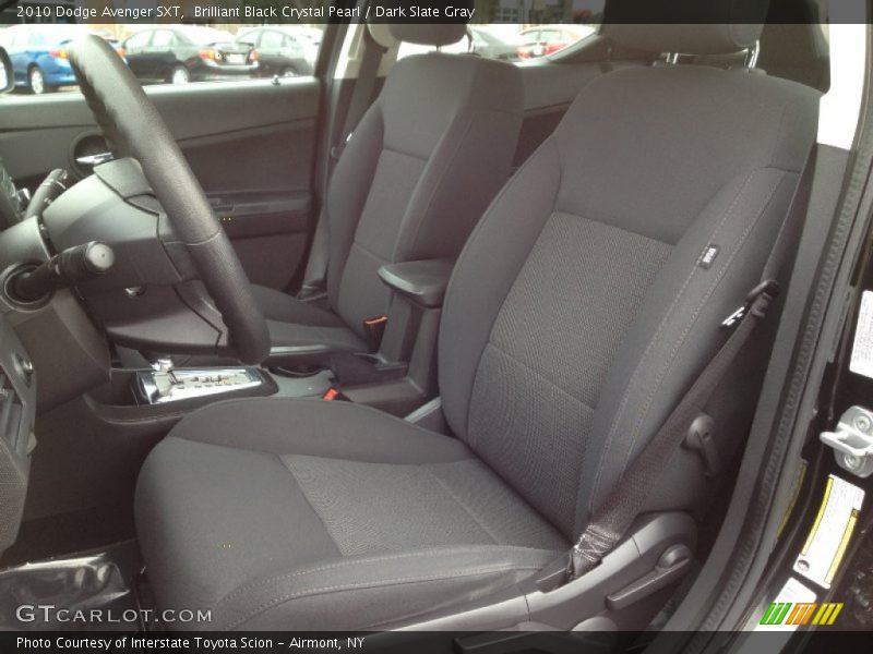 Brilliant Black Crystal Pearl / Dark Slate Gray 2010 Dodge Avenger SXT