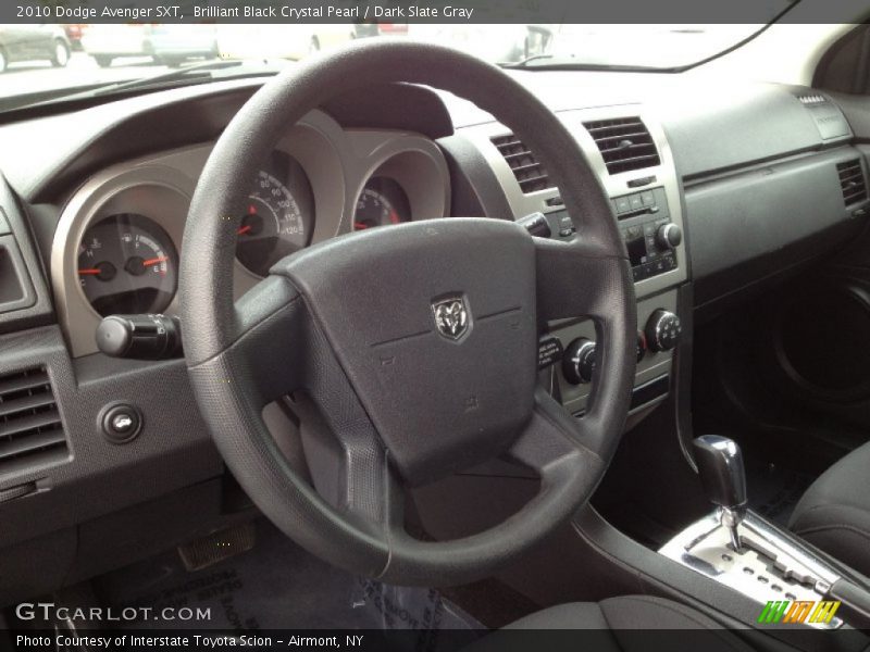 Brilliant Black Crystal Pearl / Dark Slate Gray 2010 Dodge Avenger SXT