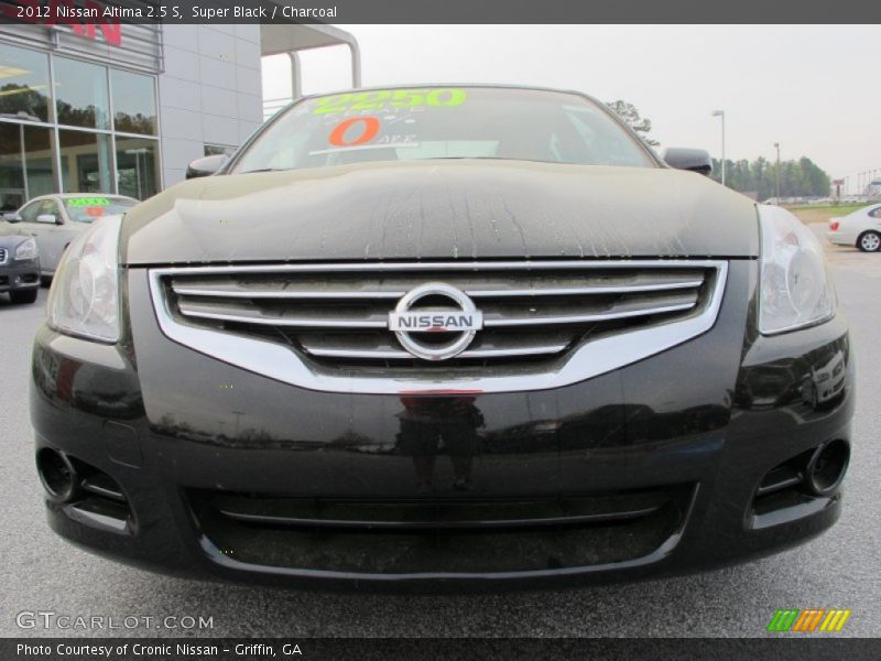 Super Black / Charcoal 2012 Nissan Altima 2.5 S