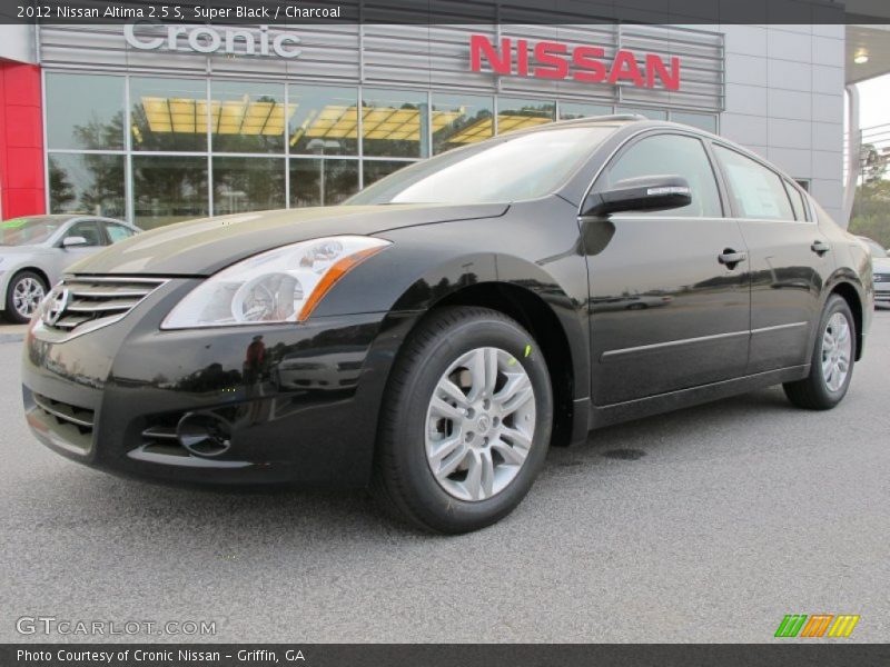 Super Black / Charcoal 2012 Nissan Altima 2.5 S
