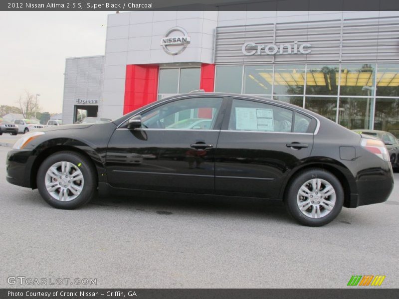 Super Black / Charcoal 2012 Nissan Altima 2.5 S