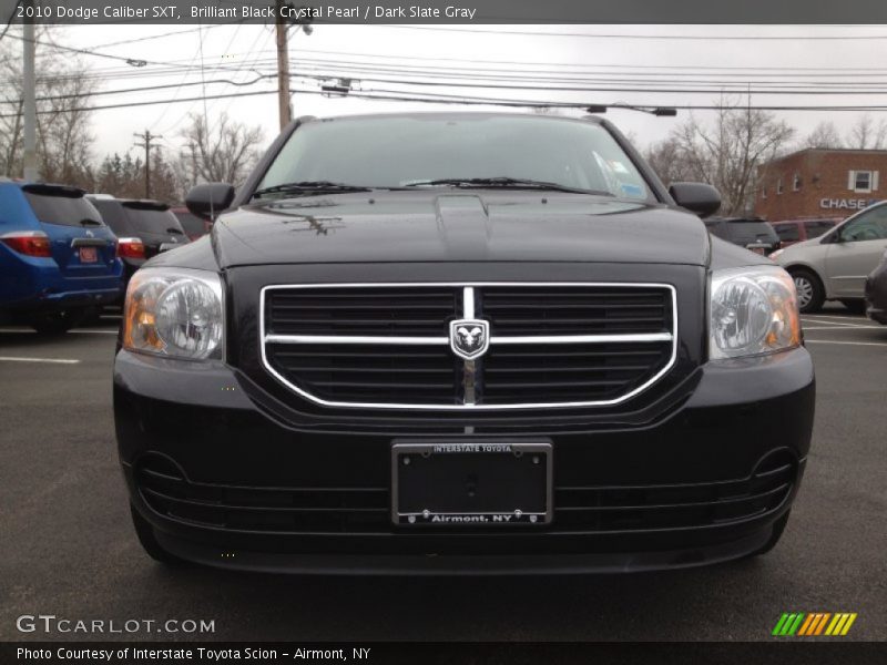 Brilliant Black Crystal Pearl / Dark Slate Gray 2010 Dodge Caliber SXT