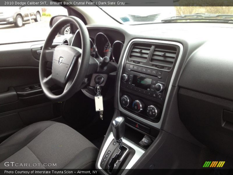 Brilliant Black Crystal Pearl / Dark Slate Gray 2010 Dodge Caliber SXT