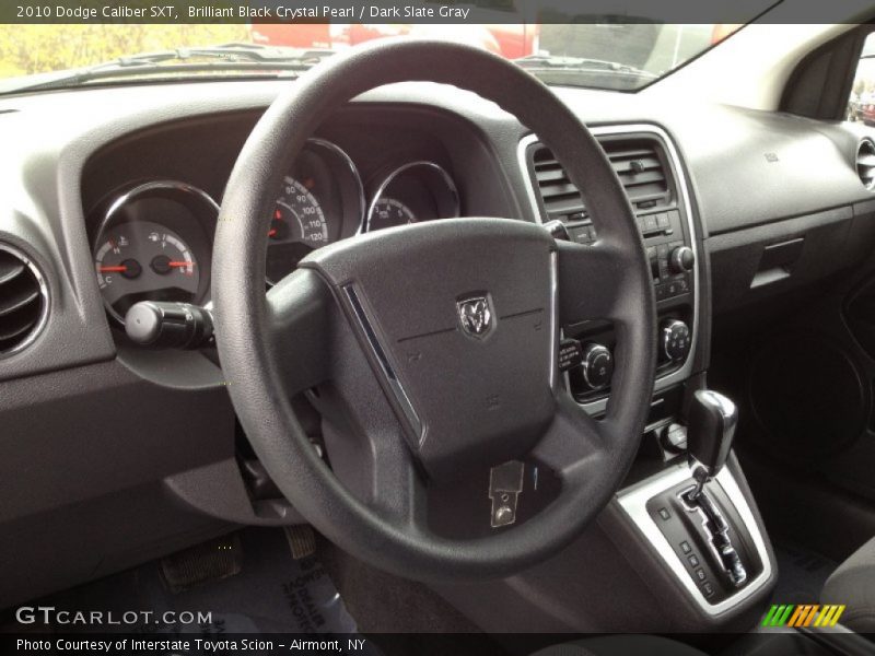Brilliant Black Crystal Pearl / Dark Slate Gray 2010 Dodge Caliber SXT