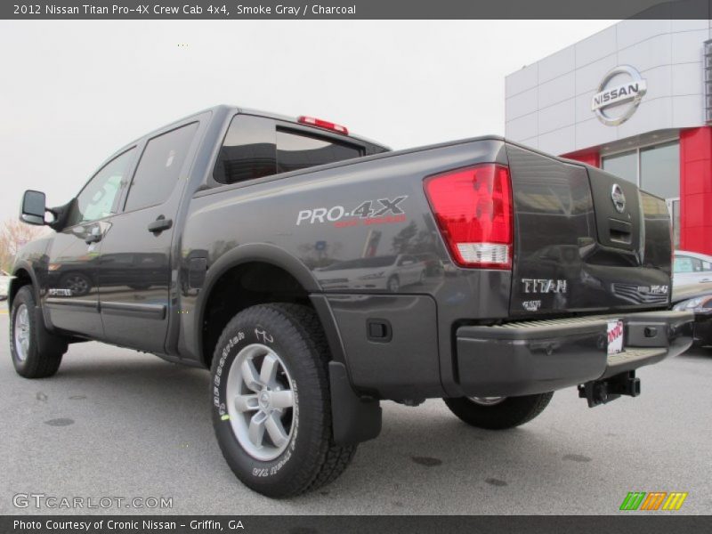 Smoke Gray / Charcoal 2012 Nissan Titan Pro-4X Crew Cab 4x4