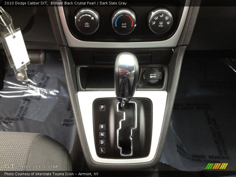 Brilliant Black Crystal Pearl / Dark Slate Gray 2010 Dodge Caliber SXT