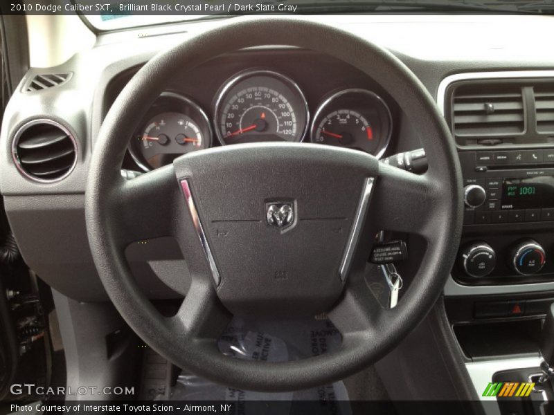 Brilliant Black Crystal Pearl / Dark Slate Gray 2010 Dodge Caliber SXT