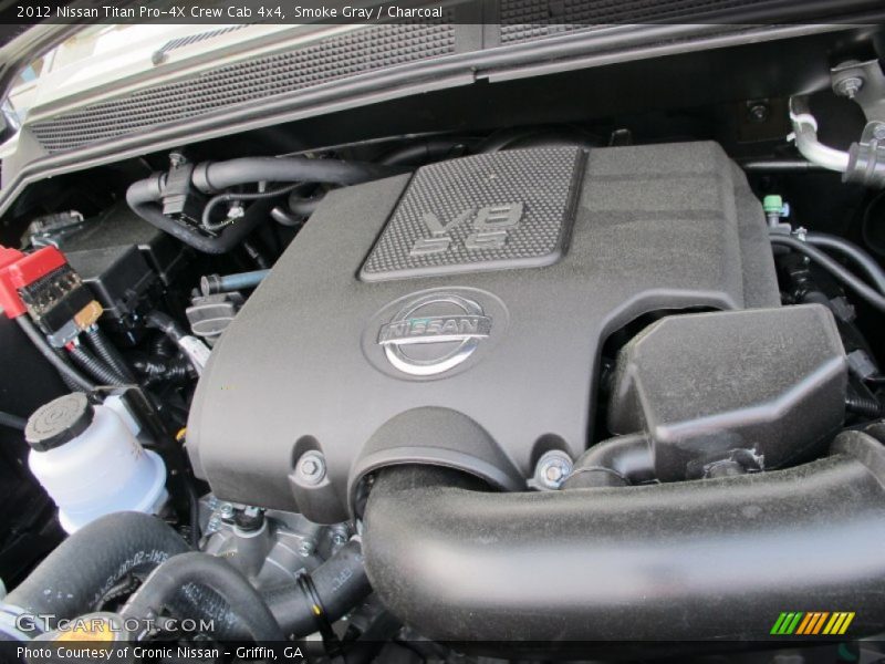 Smoke Gray / Charcoal 2012 Nissan Titan Pro-4X Crew Cab 4x4