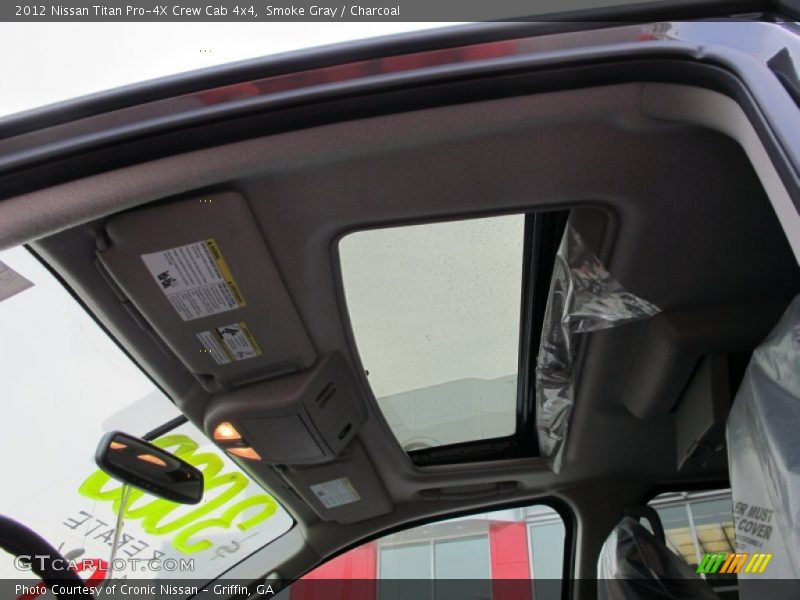 Smoke Gray / Charcoal 2012 Nissan Titan Pro-4X Crew Cab 4x4
