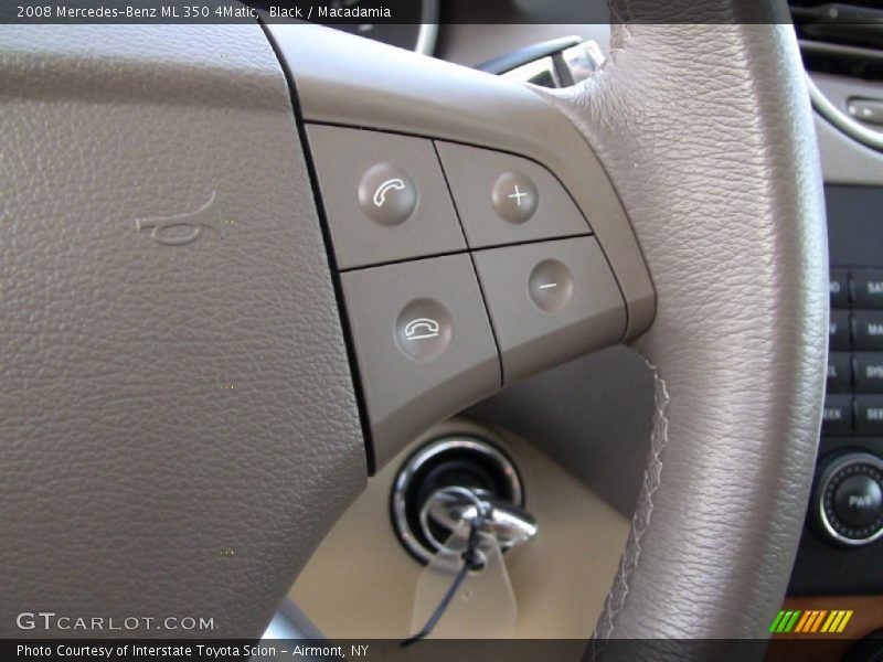 Black / Macadamia 2008 Mercedes-Benz ML 350 4Matic