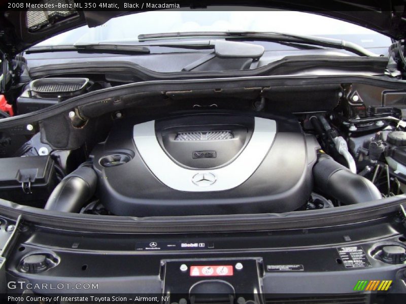 Black / Macadamia 2008 Mercedes-Benz ML 350 4Matic