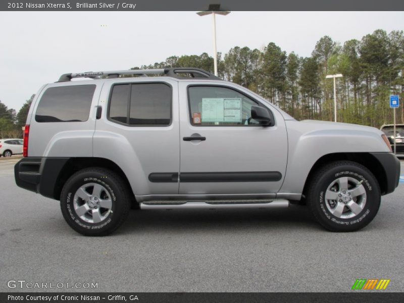 Brilliant Silver / Gray 2012 Nissan Xterra S