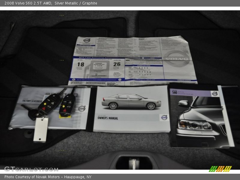 Silver Metallic / Graphite 2008 Volvo S60 2.5T AWD