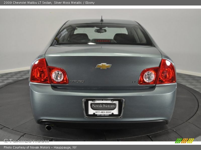 Silver Moss Metallic / Ebony 2009 Chevrolet Malibu LT Sedan