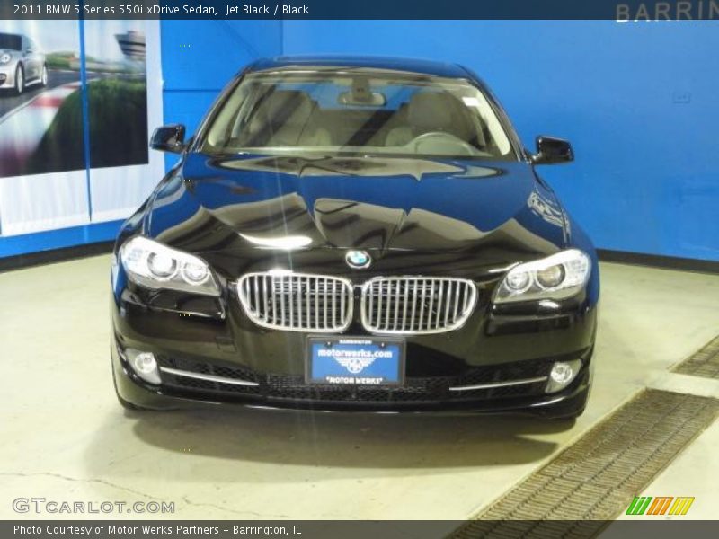 Jet Black / Black 2011 BMW 5 Series 550i xDrive Sedan