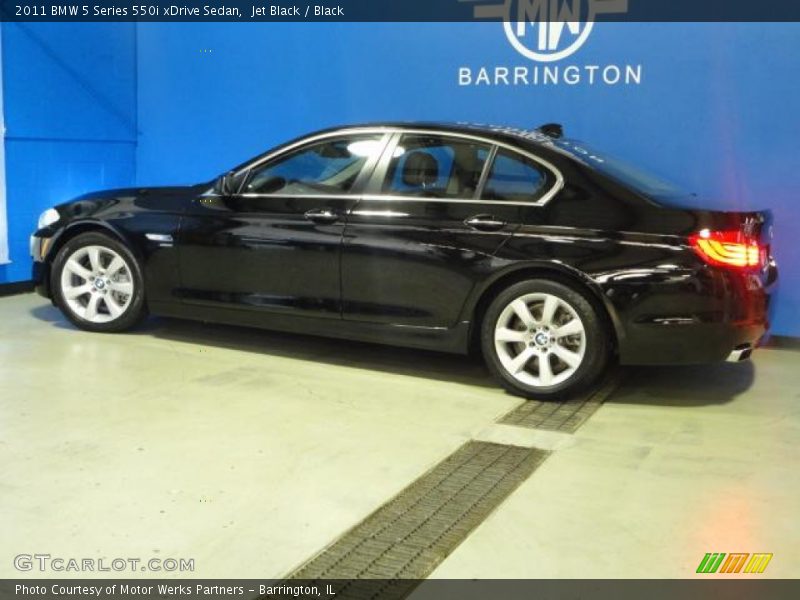 Jet Black / Black 2011 BMW 5 Series 550i xDrive Sedan