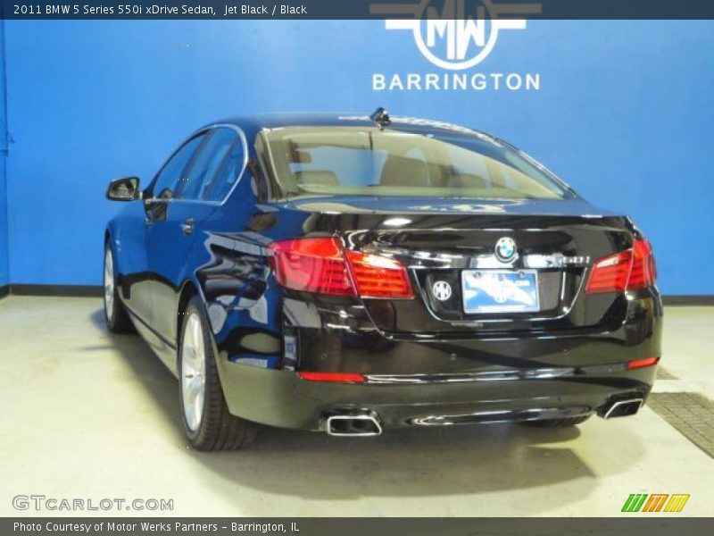 Jet Black / Black 2011 BMW 5 Series 550i xDrive Sedan