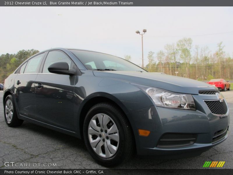 Blue Granite Metallic / Jet Black/Medium Titanium 2012 Chevrolet Cruze LS