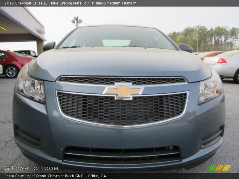 Blue Granite Metallic / Jet Black/Medium Titanium 2012 Chevrolet Cruze LS