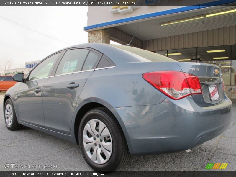 Blue Granite Metallic / Jet Black/Medium Titanium 2012 Chevrolet Cruze LS