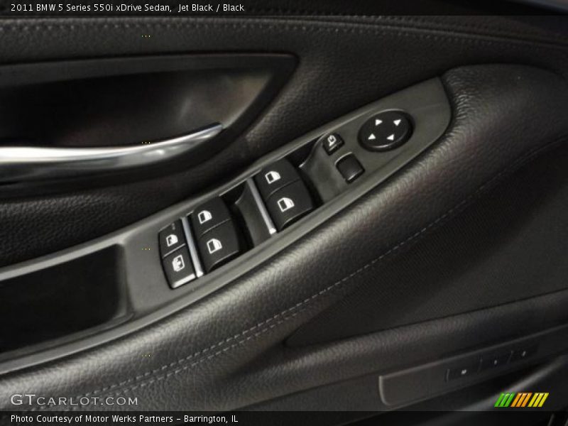 Jet Black / Black 2011 BMW 5 Series 550i xDrive Sedan