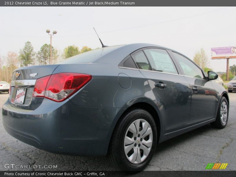 Blue Granite Metallic / Jet Black/Medium Titanium 2012 Chevrolet Cruze LS