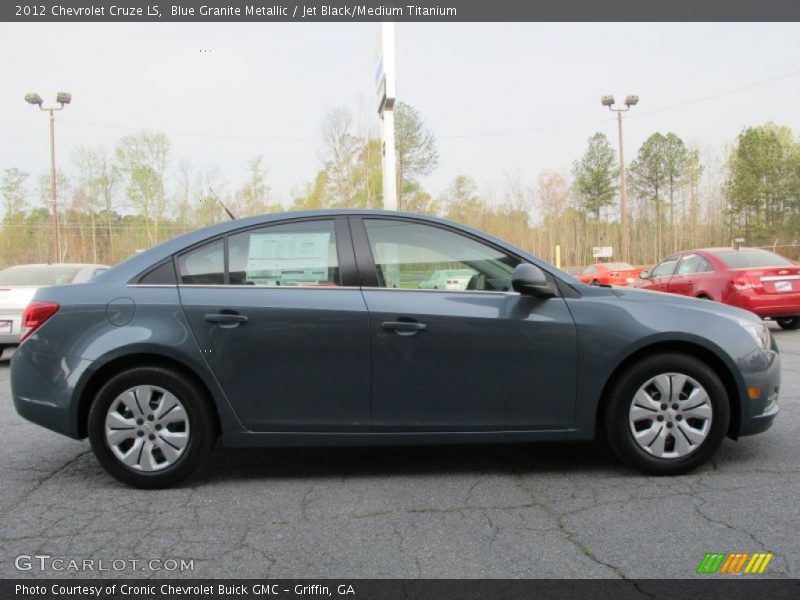Blue Granite Metallic / Jet Black/Medium Titanium 2012 Chevrolet Cruze LS
