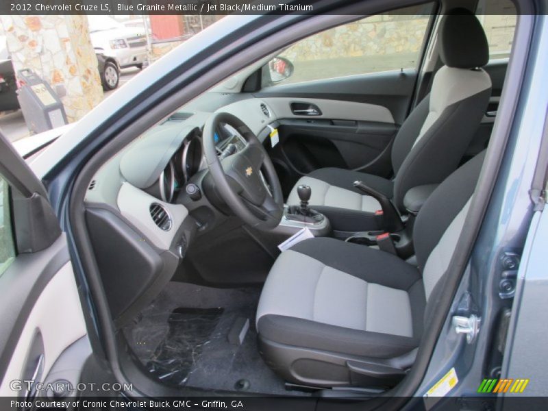 Blue Granite Metallic / Jet Black/Medium Titanium 2012 Chevrolet Cruze LS