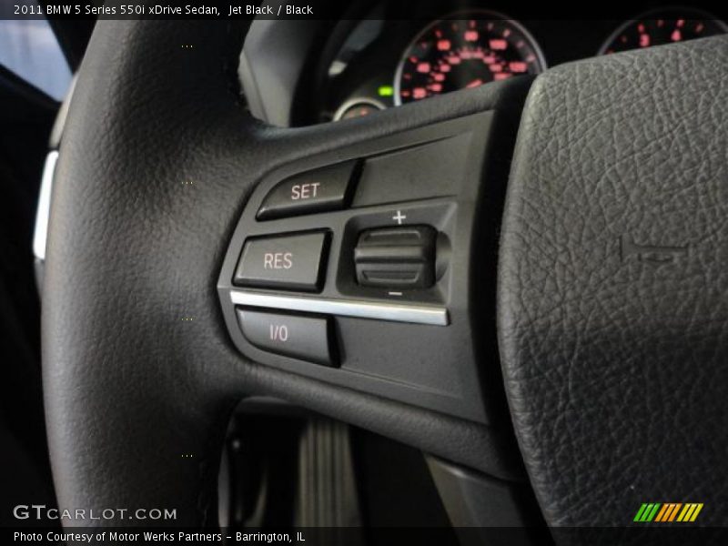 Controls of 2011 5 Series 550i xDrive Sedan