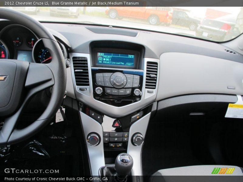 Blue Granite Metallic / Jet Black/Medium Titanium 2012 Chevrolet Cruze LS