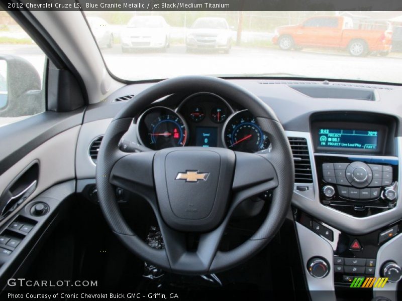 Blue Granite Metallic / Jet Black/Medium Titanium 2012 Chevrolet Cruze LS