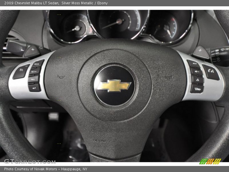 Silver Moss Metallic / Ebony 2009 Chevrolet Malibu LT Sedan