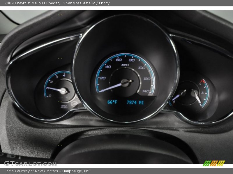 Silver Moss Metallic / Ebony 2009 Chevrolet Malibu LT Sedan