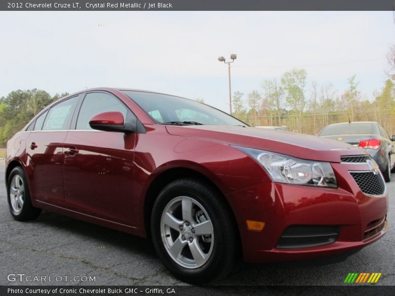 Crystal Red Metallic / Jet Black 2012 Chevrolet Cruze LT