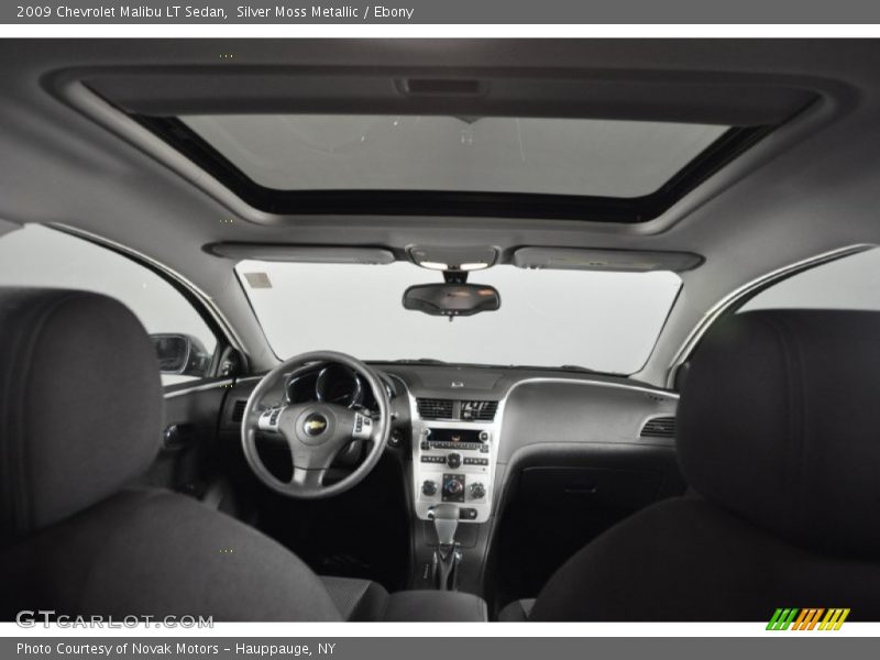 Silver Moss Metallic / Ebony 2009 Chevrolet Malibu LT Sedan