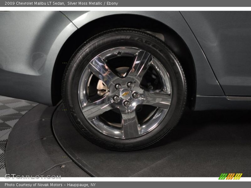 Silver Moss Metallic / Ebony 2009 Chevrolet Malibu LT Sedan