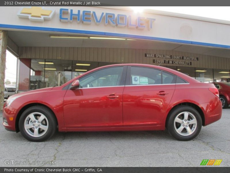 Crystal Red Metallic / Jet Black 2012 Chevrolet Cruze LT