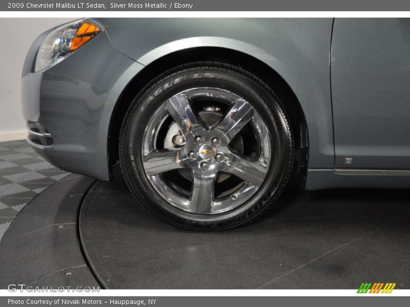 Silver Moss Metallic / Ebony 2009 Chevrolet Malibu LT Sedan