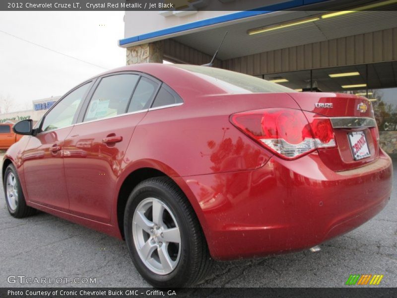 Crystal Red Metallic / Jet Black 2012 Chevrolet Cruze LT