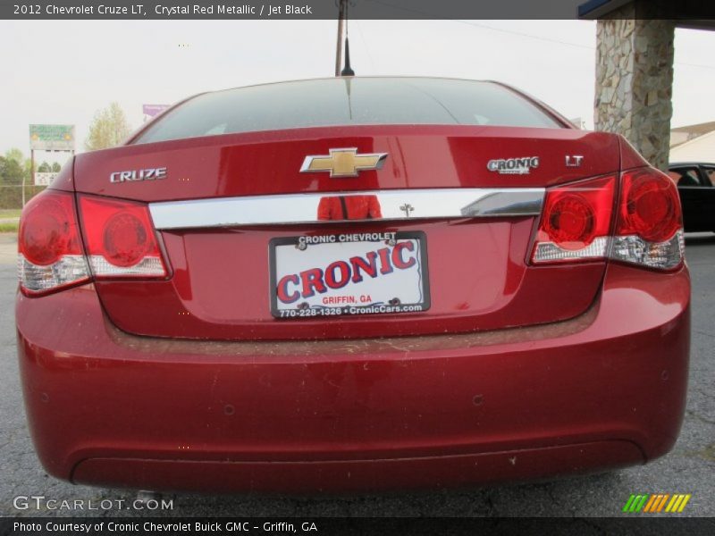 Crystal Red Metallic / Jet Black 2012 Chevrolet Cruze LT