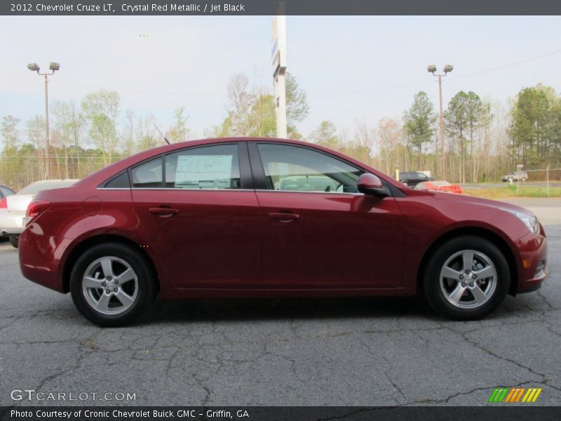 Crystal Red Metallic / Jet Black 2012 Chevrolet Cruze LT