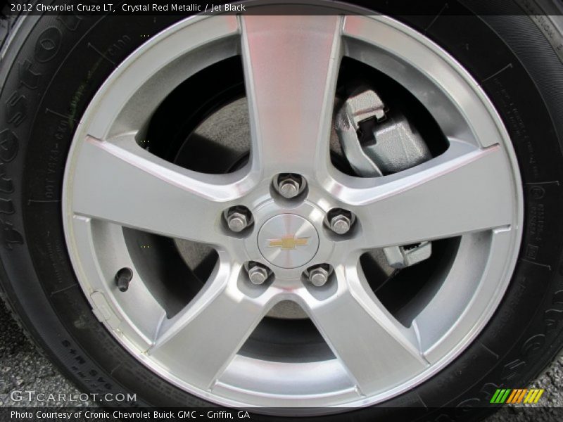 Crystal Red Metallic / Jet Black 2012 Chevrolet Cruze LT