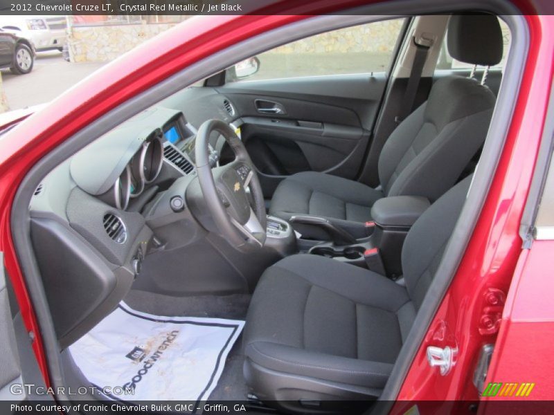 Crystal Red Metallic / Jet Black 2012 Chevrolet Cruze LT