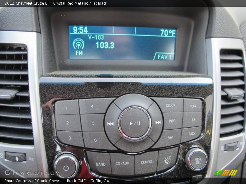 Crystal Red Metallic / Jet Black 2012 Chevrolet Cruze LT