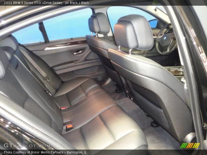 Jet Black / Black 2011 BMW 5 Series 550i xDrive Sedan