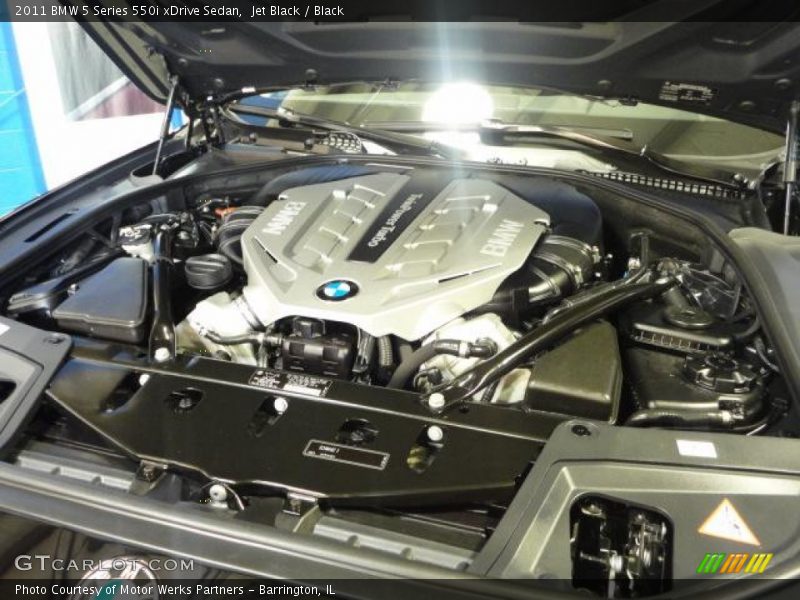  2011 5 Series 550i xDrive Sedan Engine - 4.4 Liter TwinPower Turbocharged DFI DOHC 32-Valve VVT V8