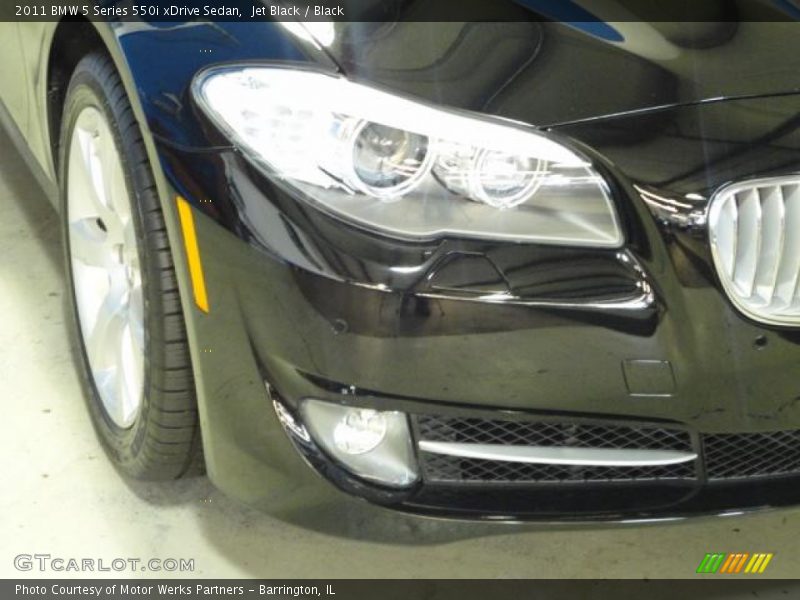 Jet Black / Black 2011 BMW 5 Series 550i xDrive Sedan