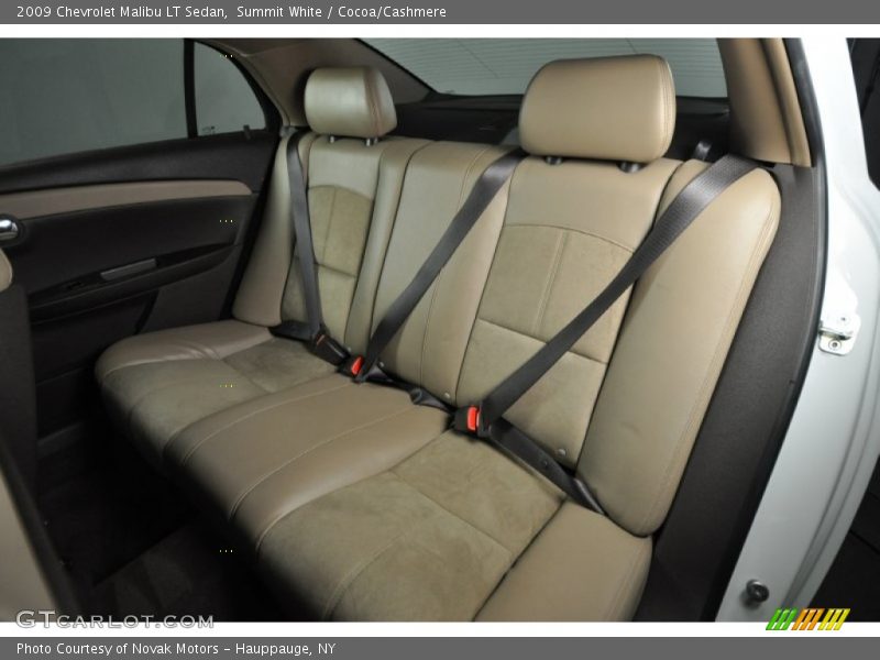 Summit White / Cocoa/Cashmere 2009 Chevrolet Malibu LT Sedan
